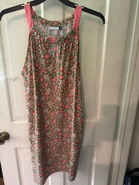 Cabana Life Floral Sundress in Olive & Pink